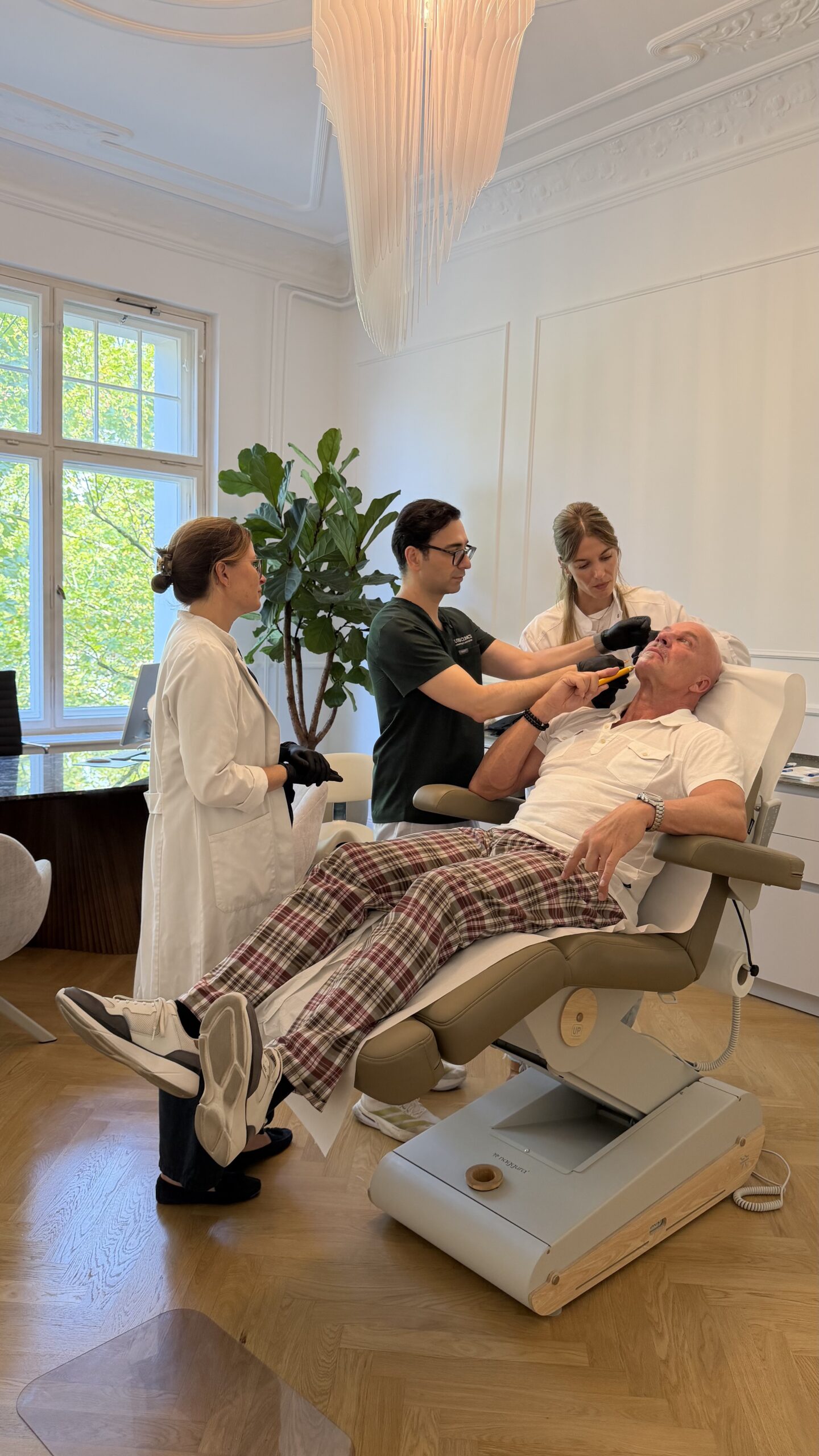 Bio-Gel-Schulung am Patienten in den Tutkun Clinics